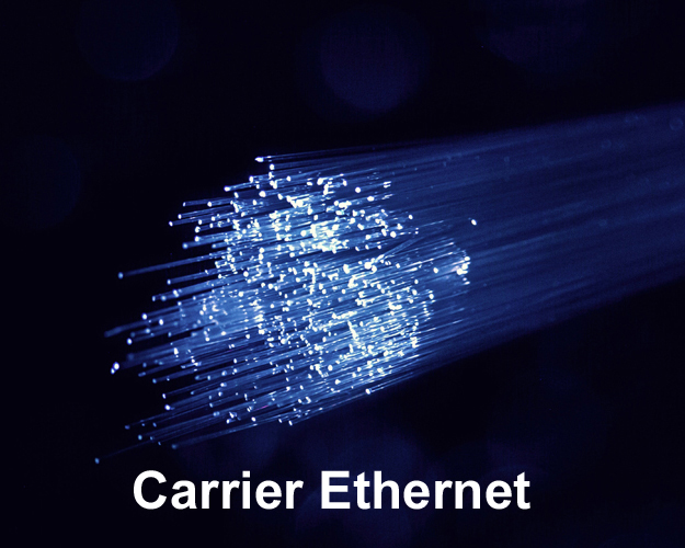 Carrier Ethernet services provided over dark fiber with CWDM and DWDM technologies
