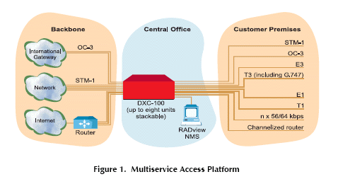 DXC-100 multiservice access platform