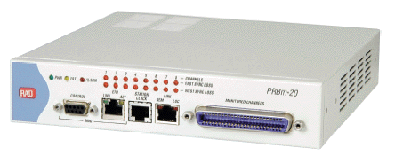 PRBm-20 standalone E1 / T1 monitoring probe from RAD