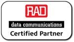 Cutter Networks is a RAD Certified Partner