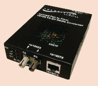 Transition Networks SSETF1011-205 and SSETF1013-205 10/100 10/100BASE-TX to 10/100BASE-SX Media Converter - short reach